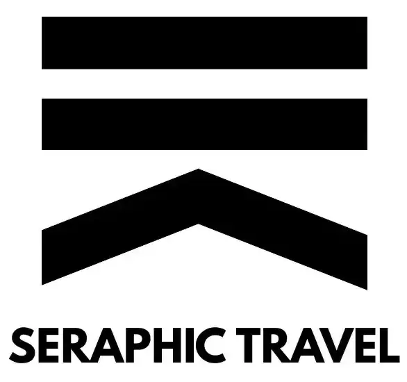 seraphictravel.com website logo invert color